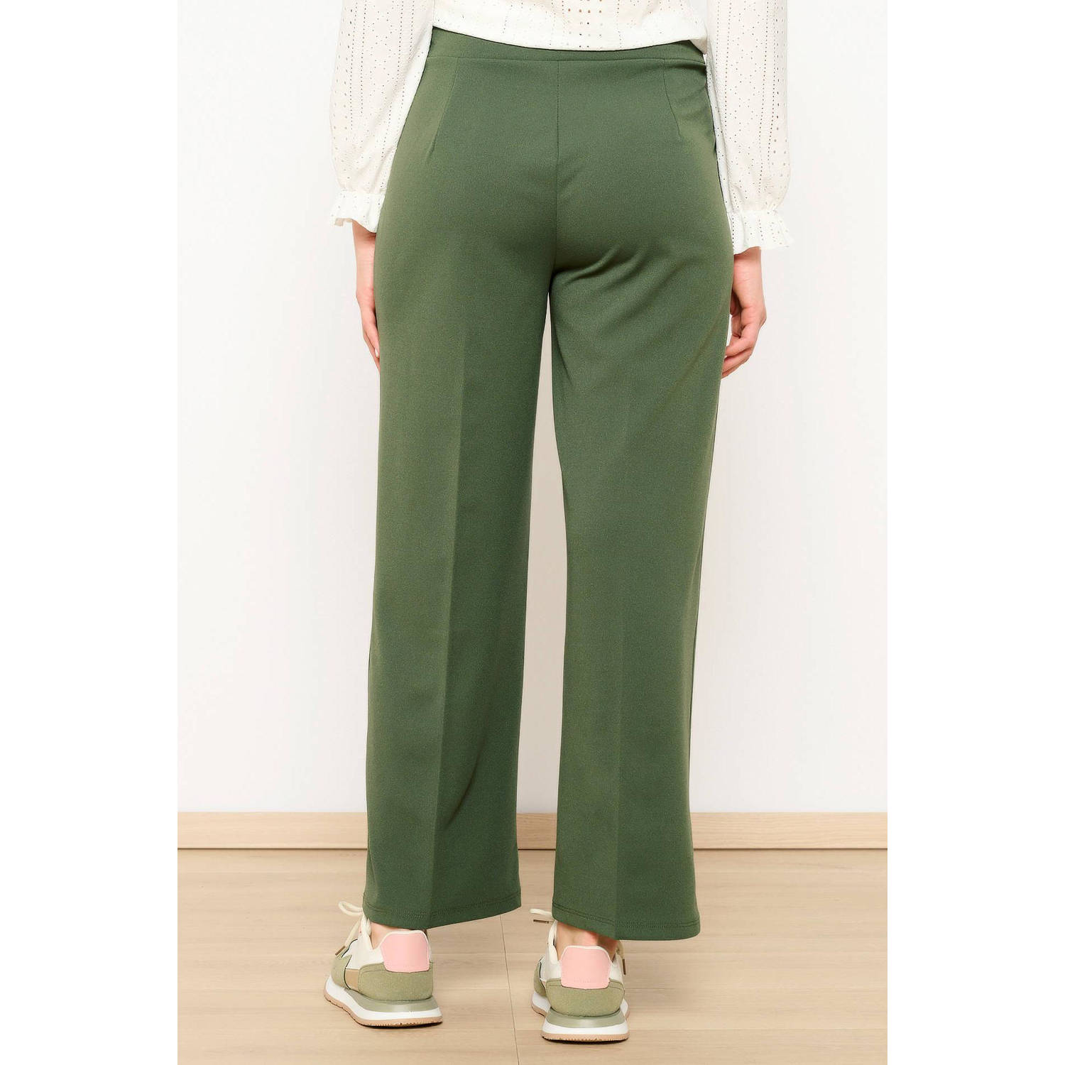 LOLALIZA high waist wide leg pantalon zwart