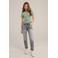 WE Fashion T-shirt katoen mintgroen