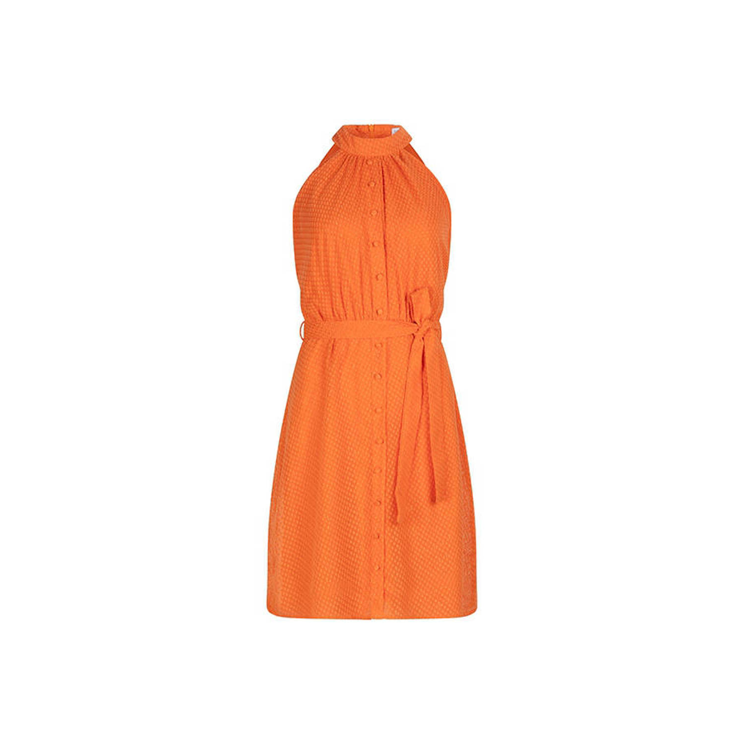 Lofty Manner jurk met textuur Remia oranje