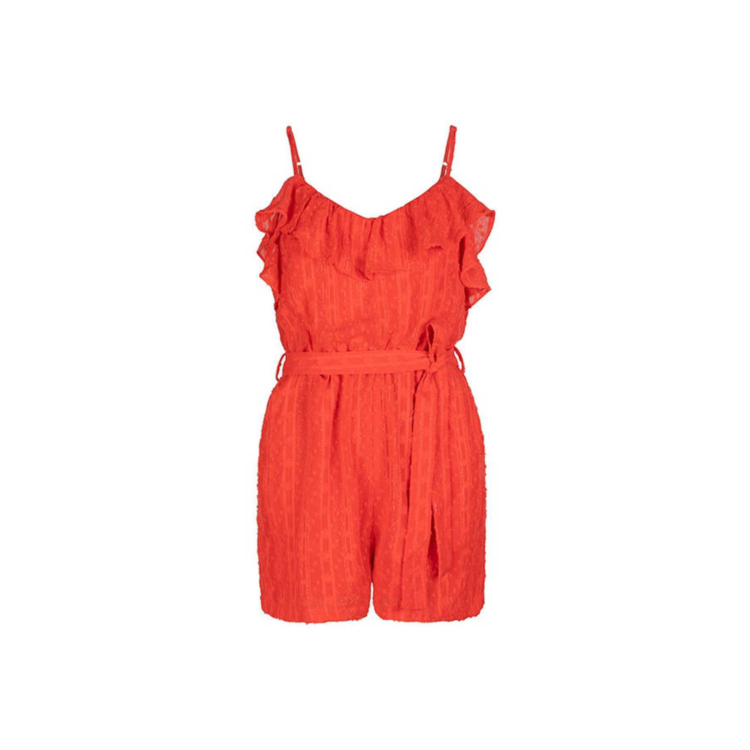 Lofty Manner playsuit June koraalrood