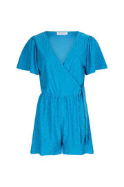 thumbnail: Lofty Manner playsuit Zendaya met broderie blauw