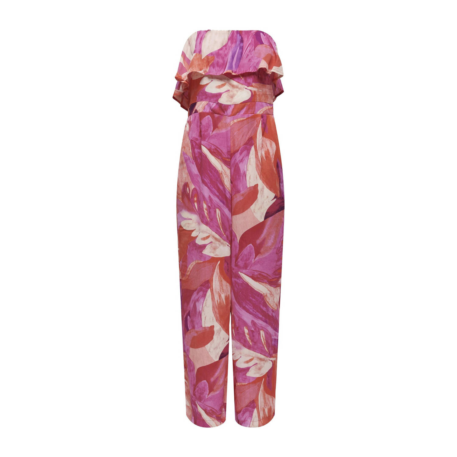 ONLY jumpsuit met all over print paars roze