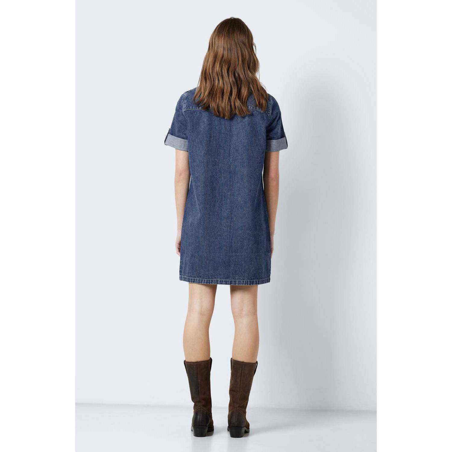 NOISY MAY spijker blousejurk NMNEW medium blue
