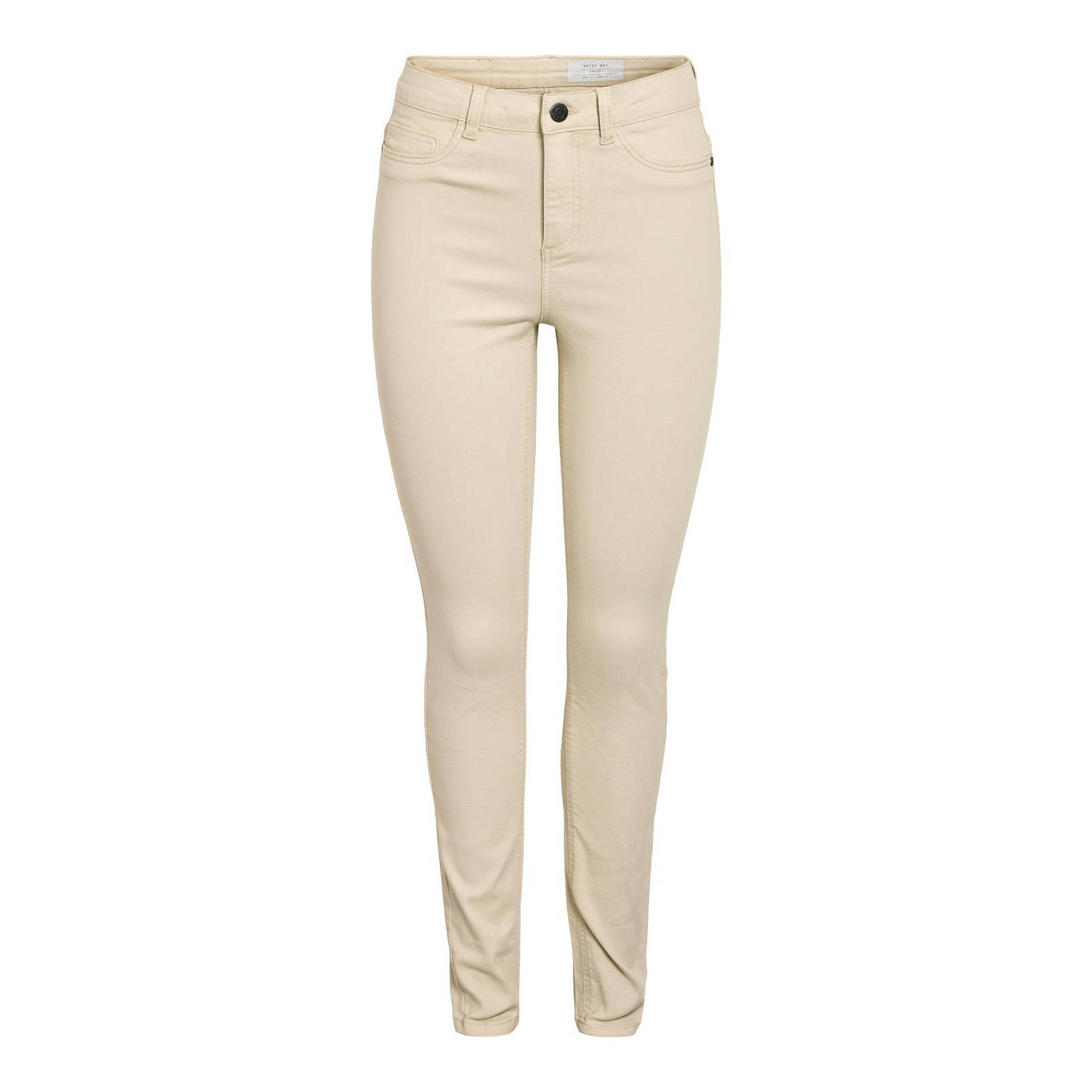 NOISY MAY high waist skinny jeans NMCALLIE ecru