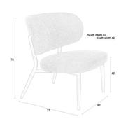 thumbnail: Housecraft Living fauteuil Sanne