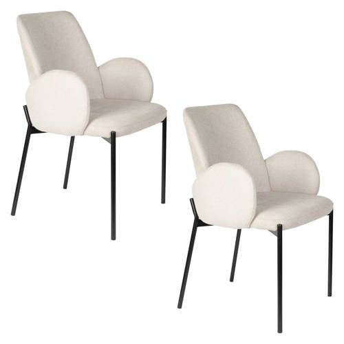 Housecraft Living eetkamerstoel (set van 2) Tjarda afbeelding