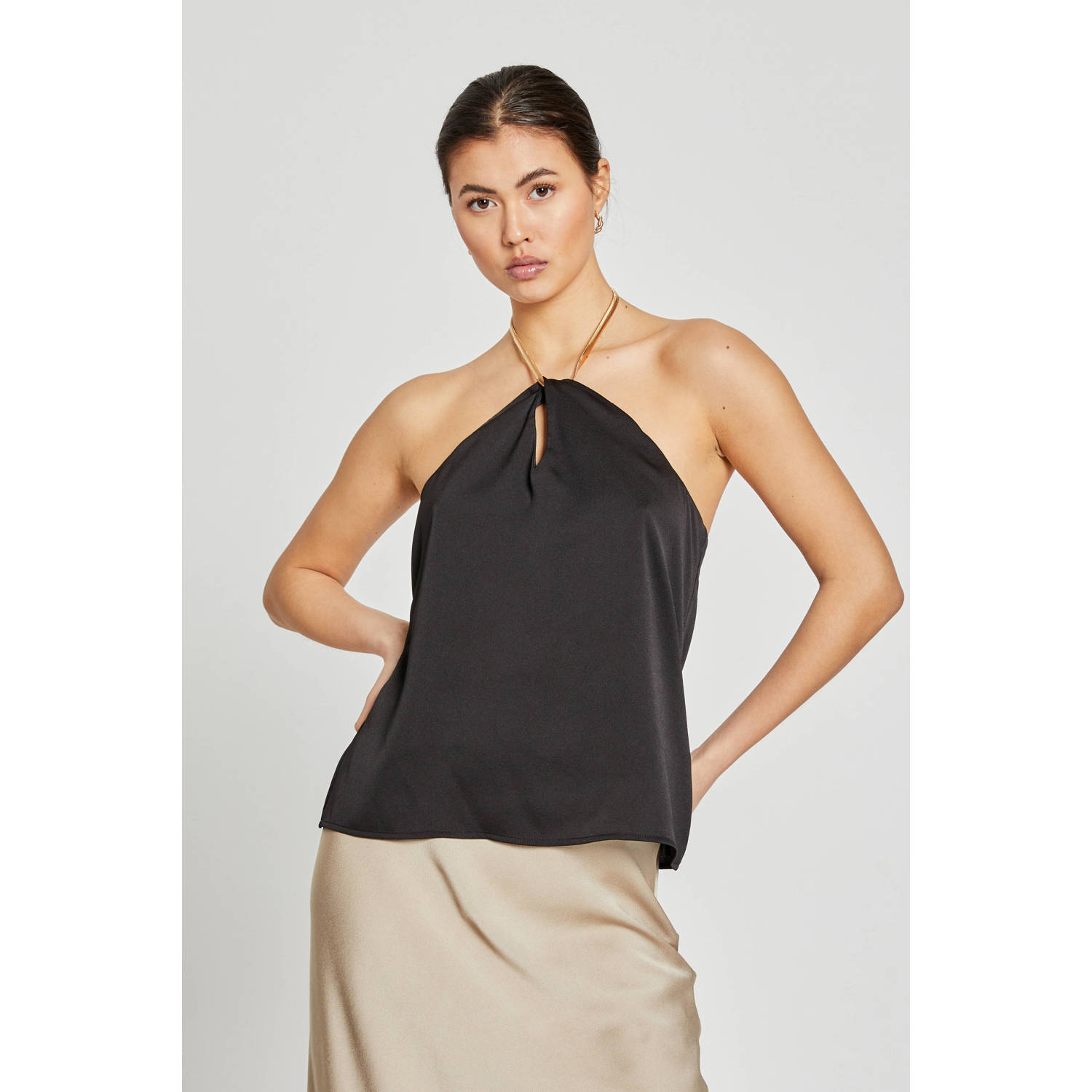 Bruuns Bazaar blousetop zwart