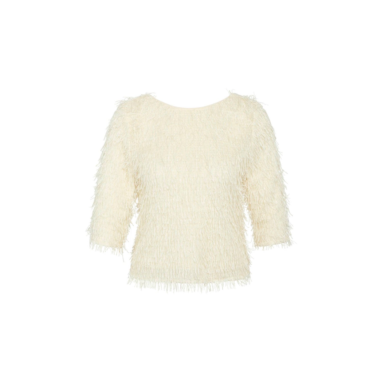 Bruuns Bazaar Angelbbignas Blouse Wit Room Beige Dames