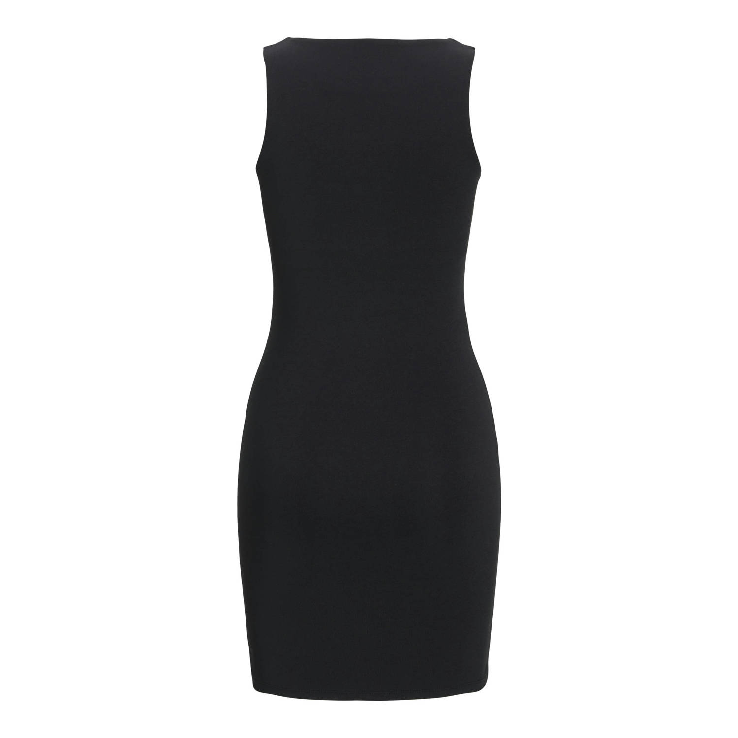 JJXX bodycon jurk JXSAGA van jersey zwart