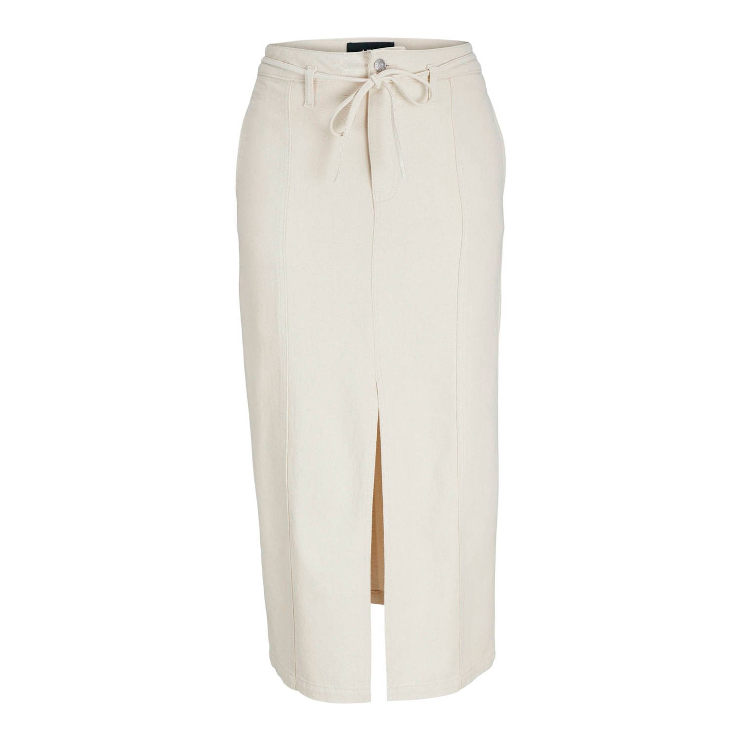 Jack & jones Lange Denim Rok Jxdora Stijl White Dames