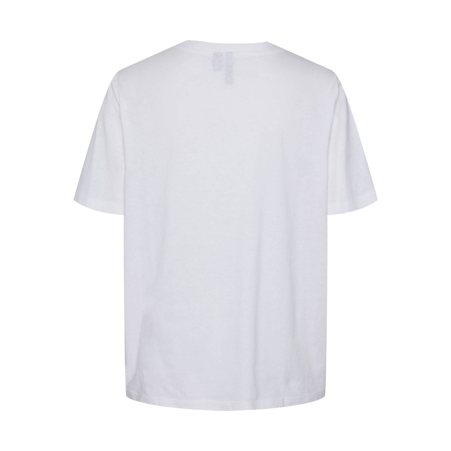 PIECES T-shirt PCBANDA met printopdruk wit