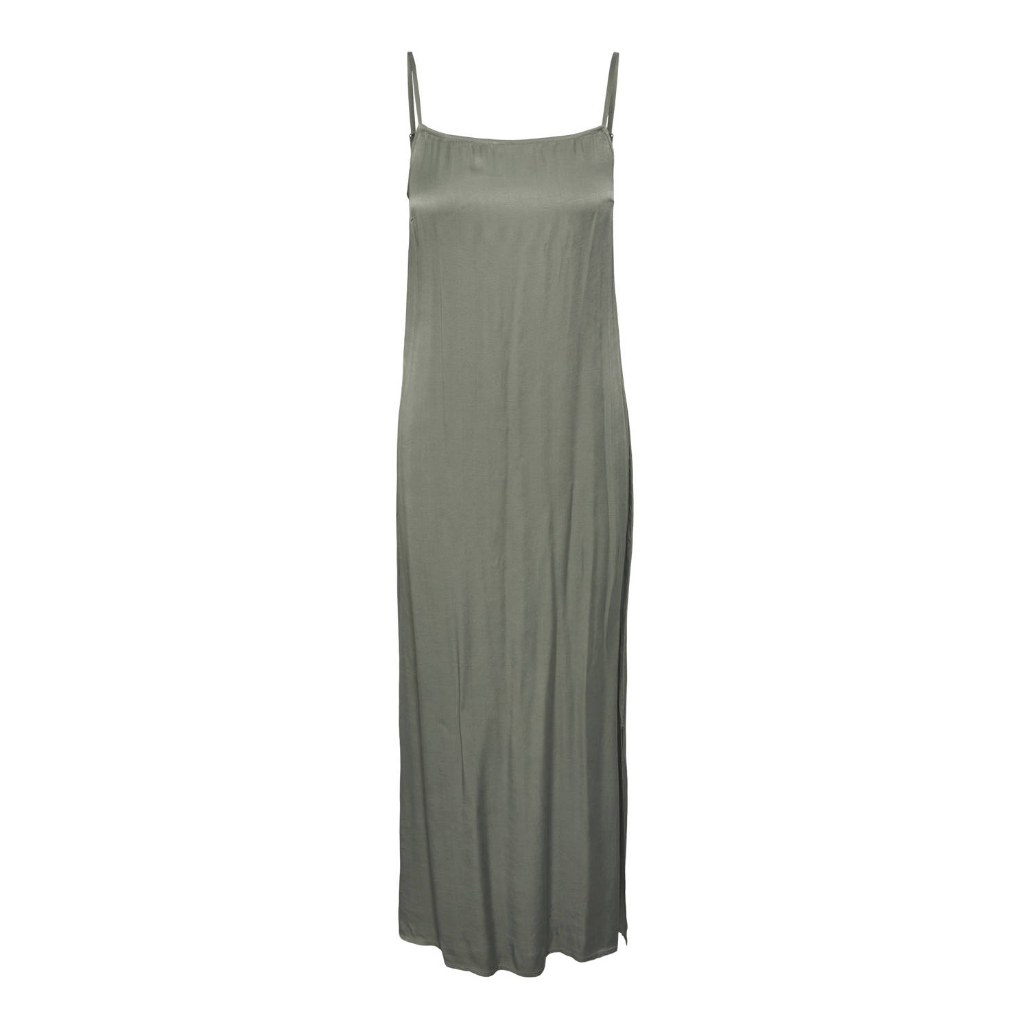 PIECES maxi jurk PCSMILLI groen