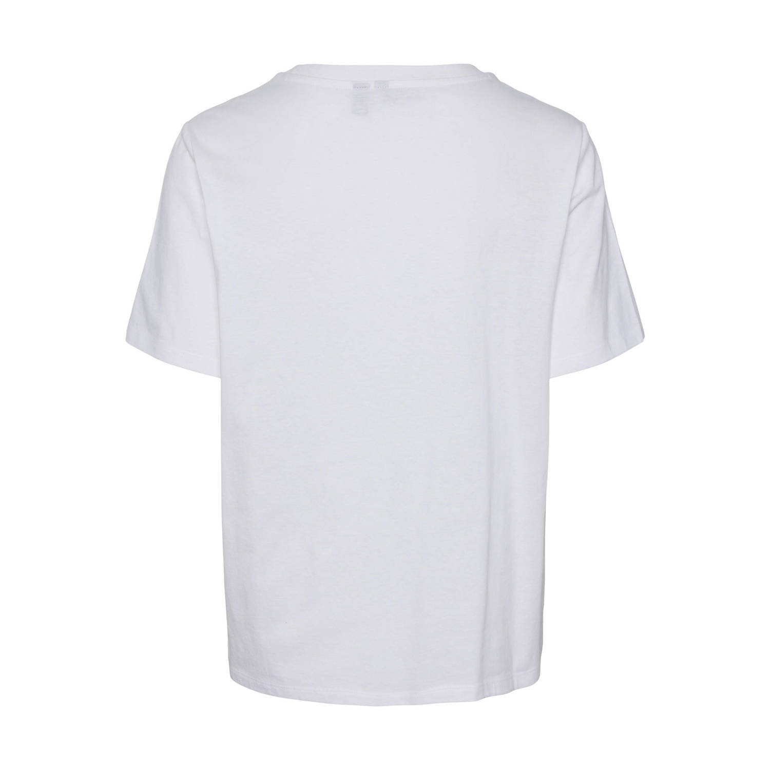 PIECES T-shirt PCBANDA met printopdruk wit