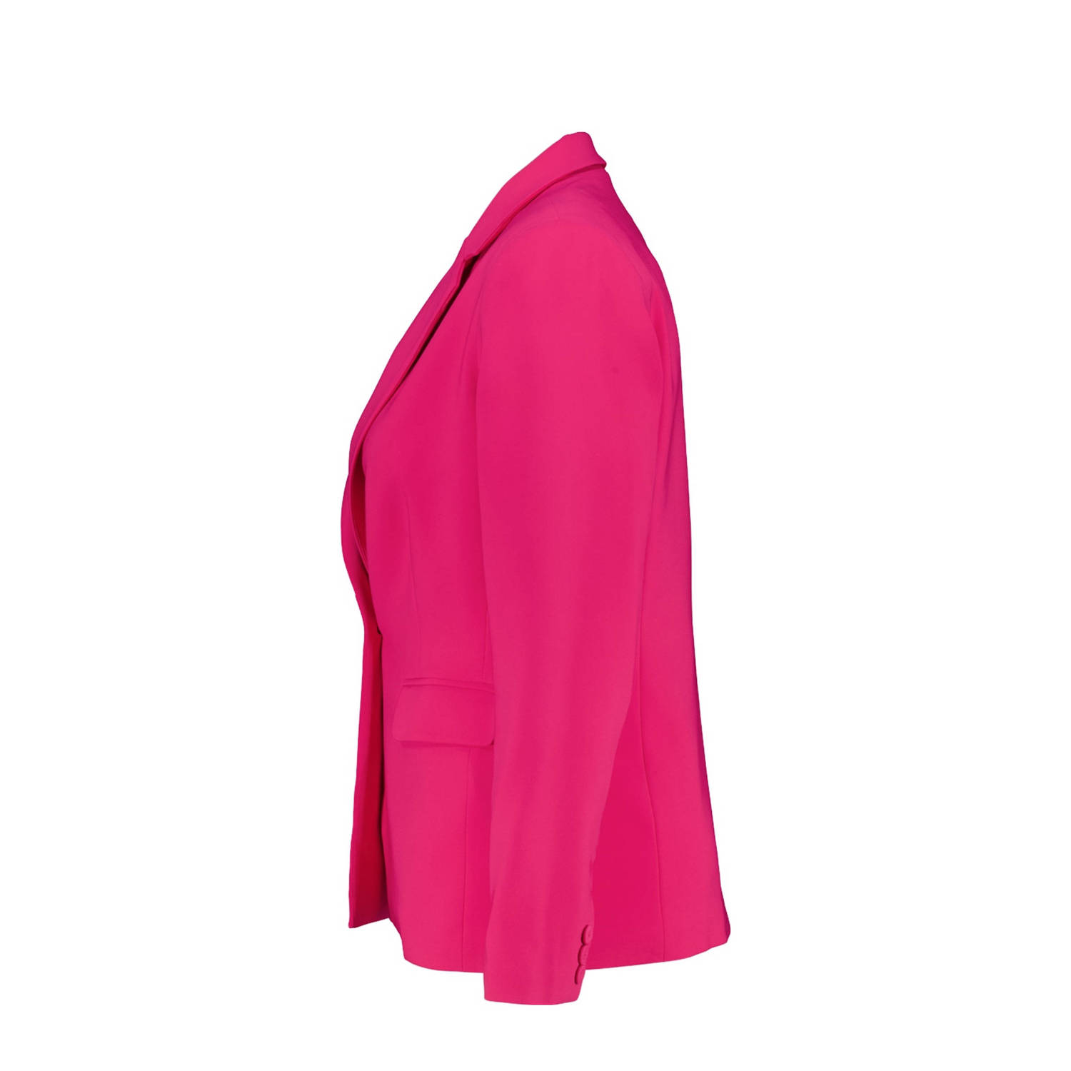 MS Mode rechtvallende blazer roze