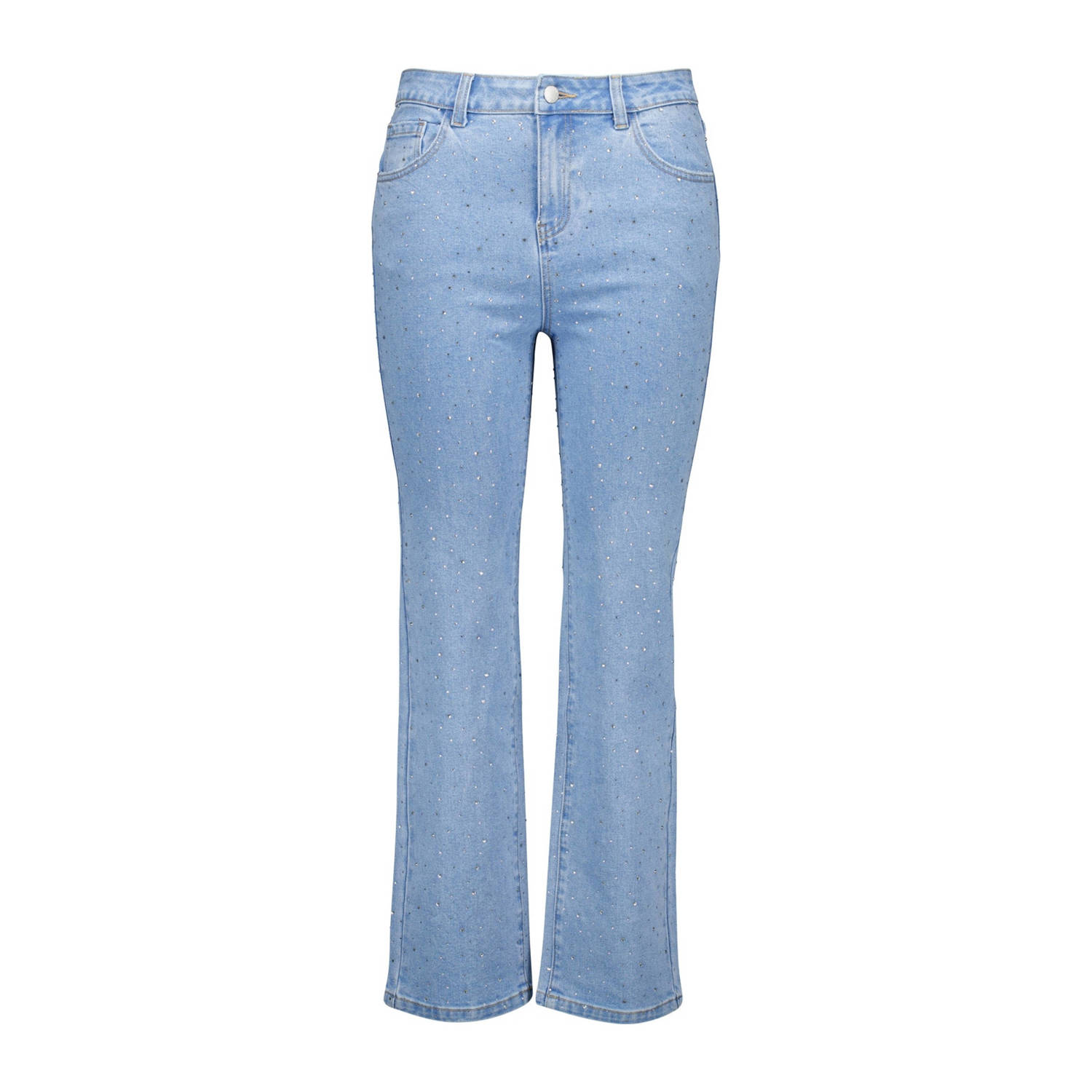 MS Mode straight jeans light blue denim