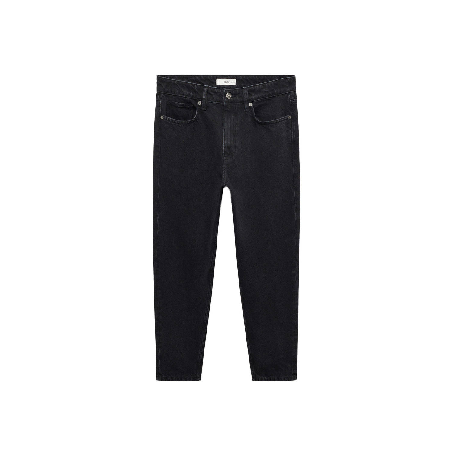 Mango Man tapered fit jeans changeant black