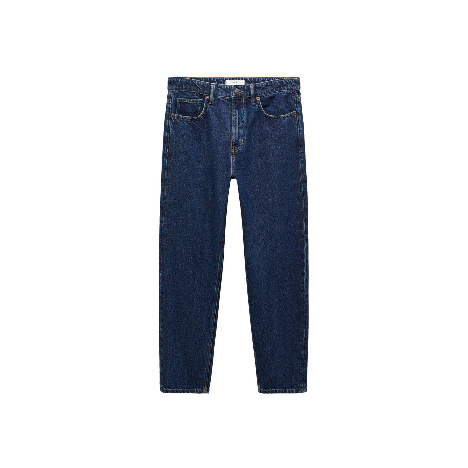 Mango Man tapered fit jeans changeant blauw