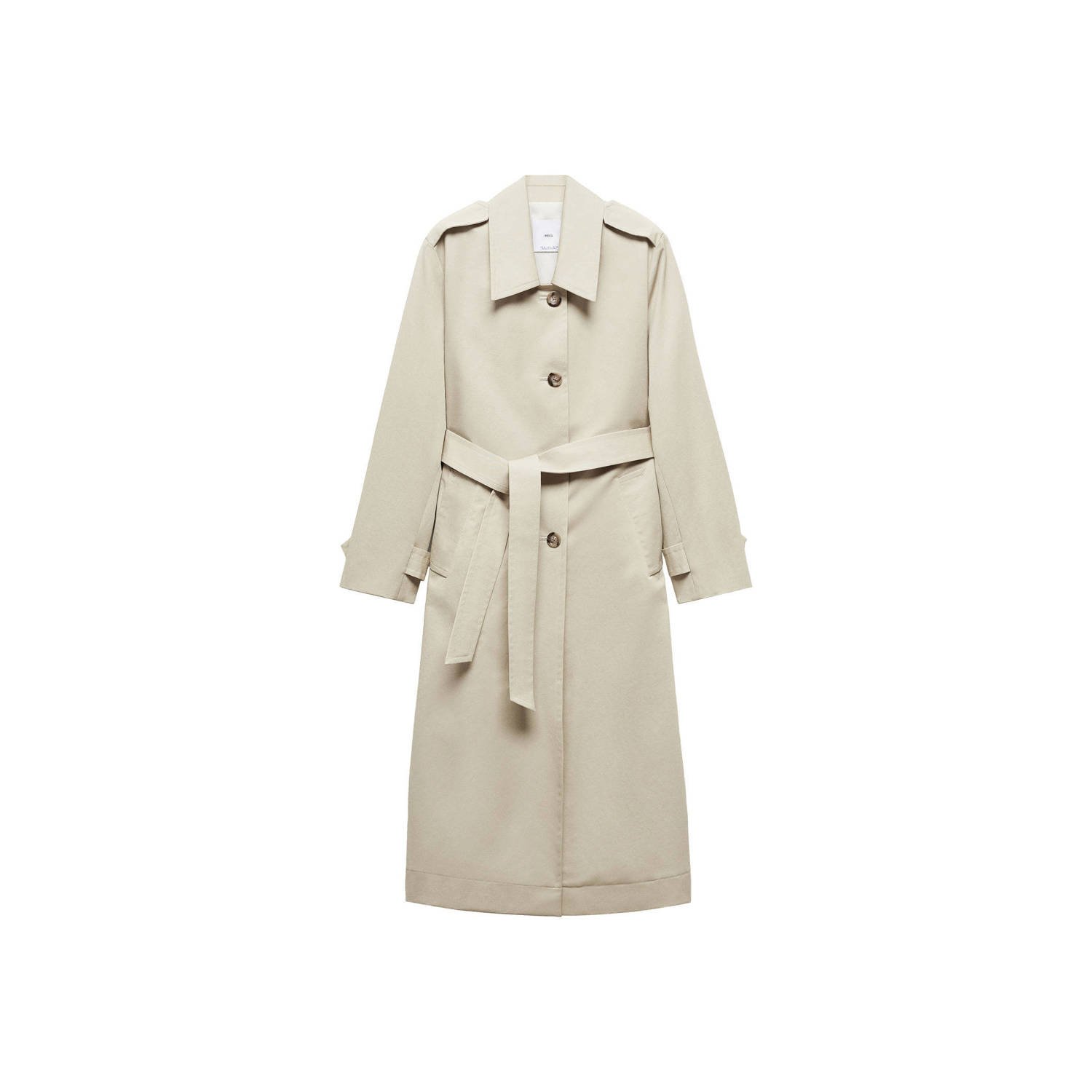 Mango trenchcoat jas beige