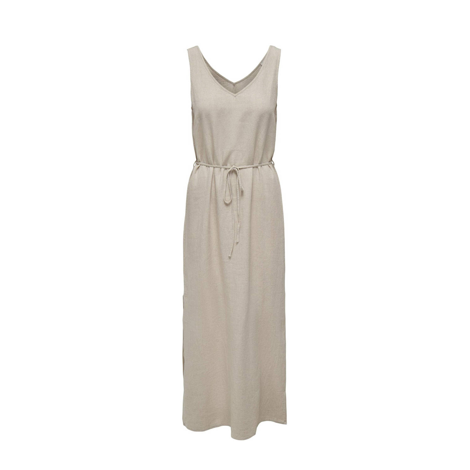 JDY maxi jurk SAY met linnen beige