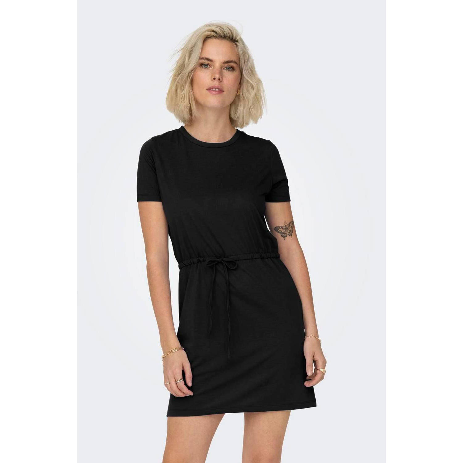 JDY Mini-jurk DALILA S S STRING DRESS JRS NOOS