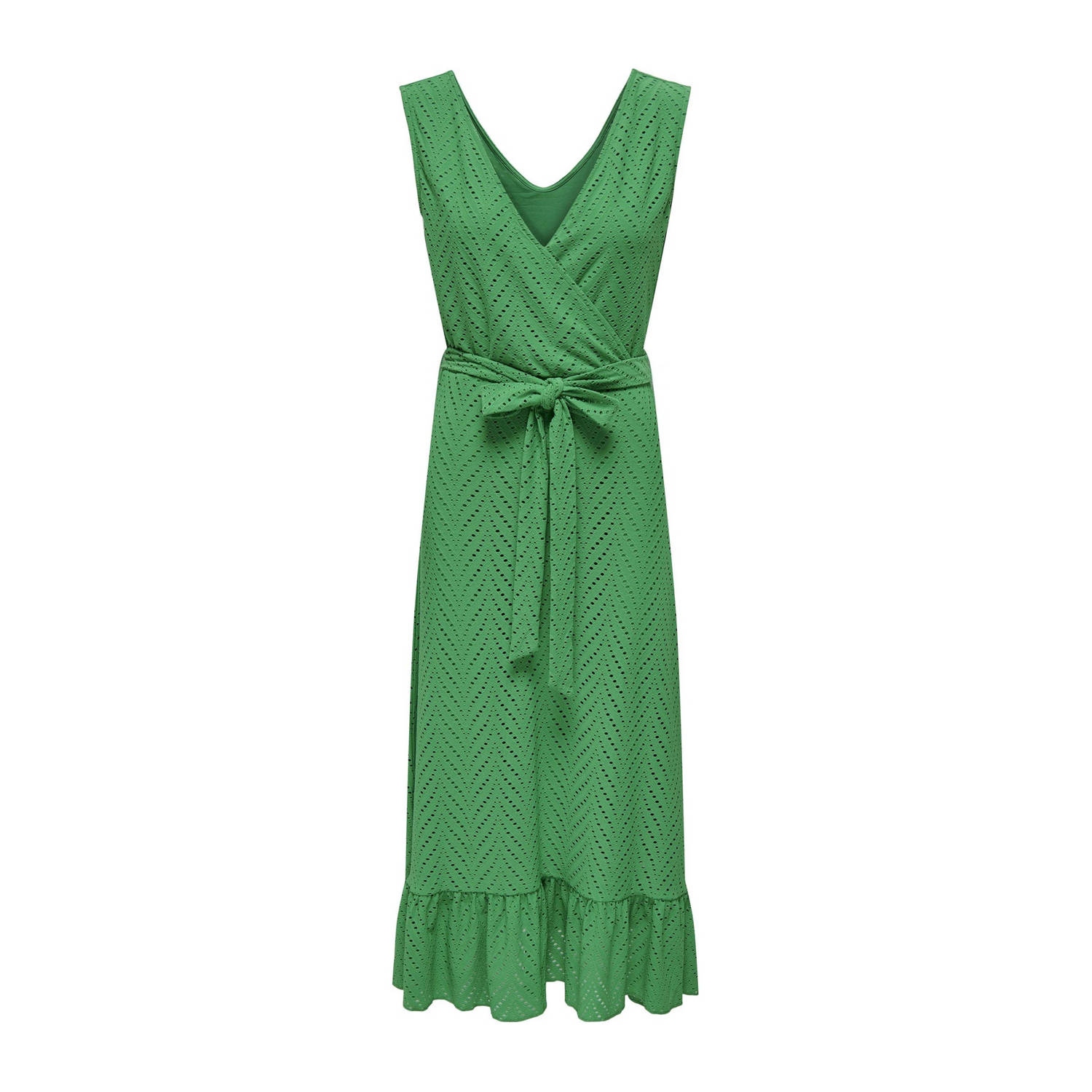 JDY jurk CARLA met all over print groen