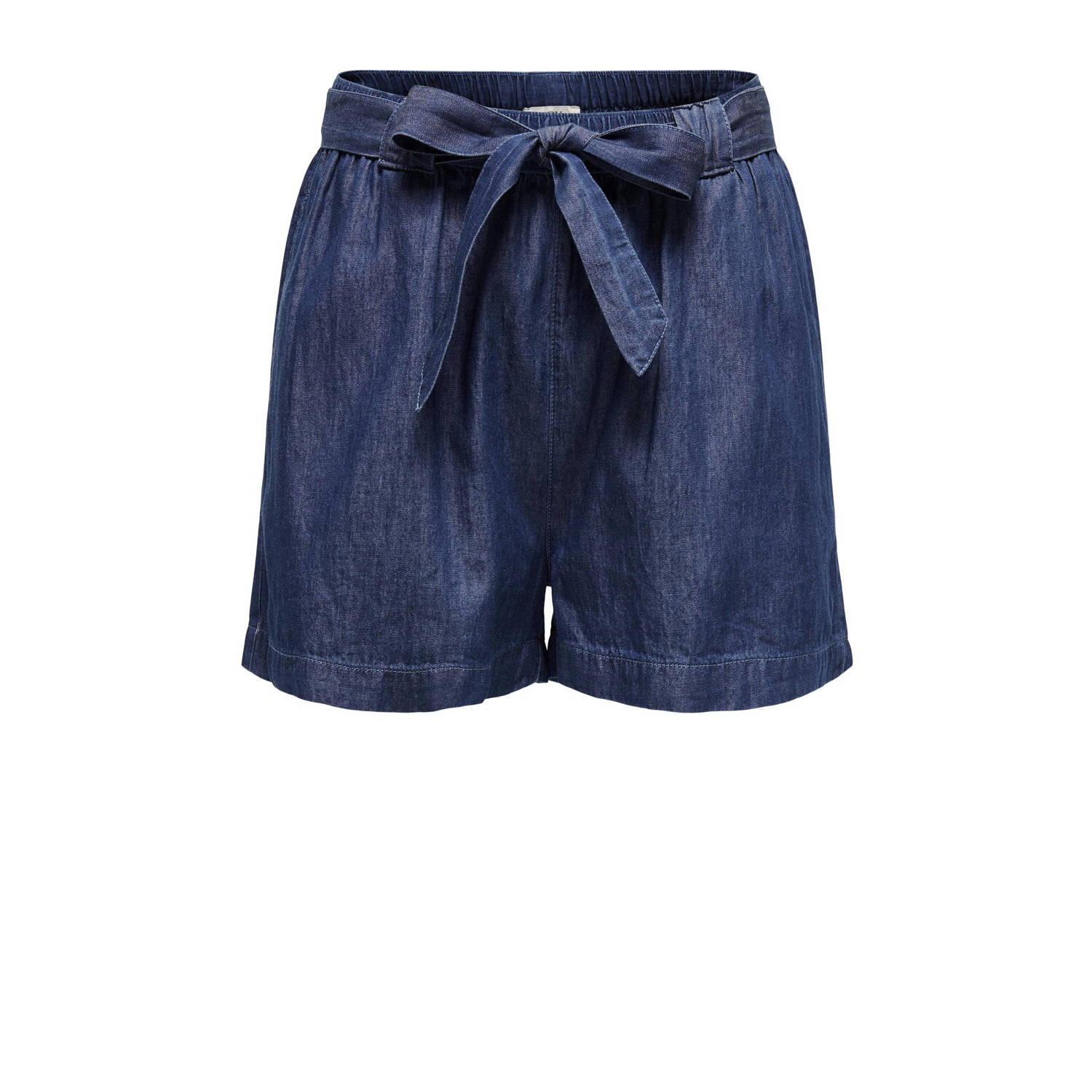 JDY straight fit short dark blue denim