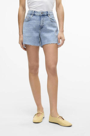 regular korte broek VMTESS light blue denim