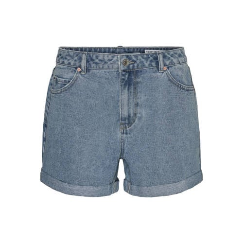 VERO MODA high waist loose fit denim short VMZURI afbeelding