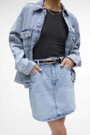 spijkerrok light blue denim