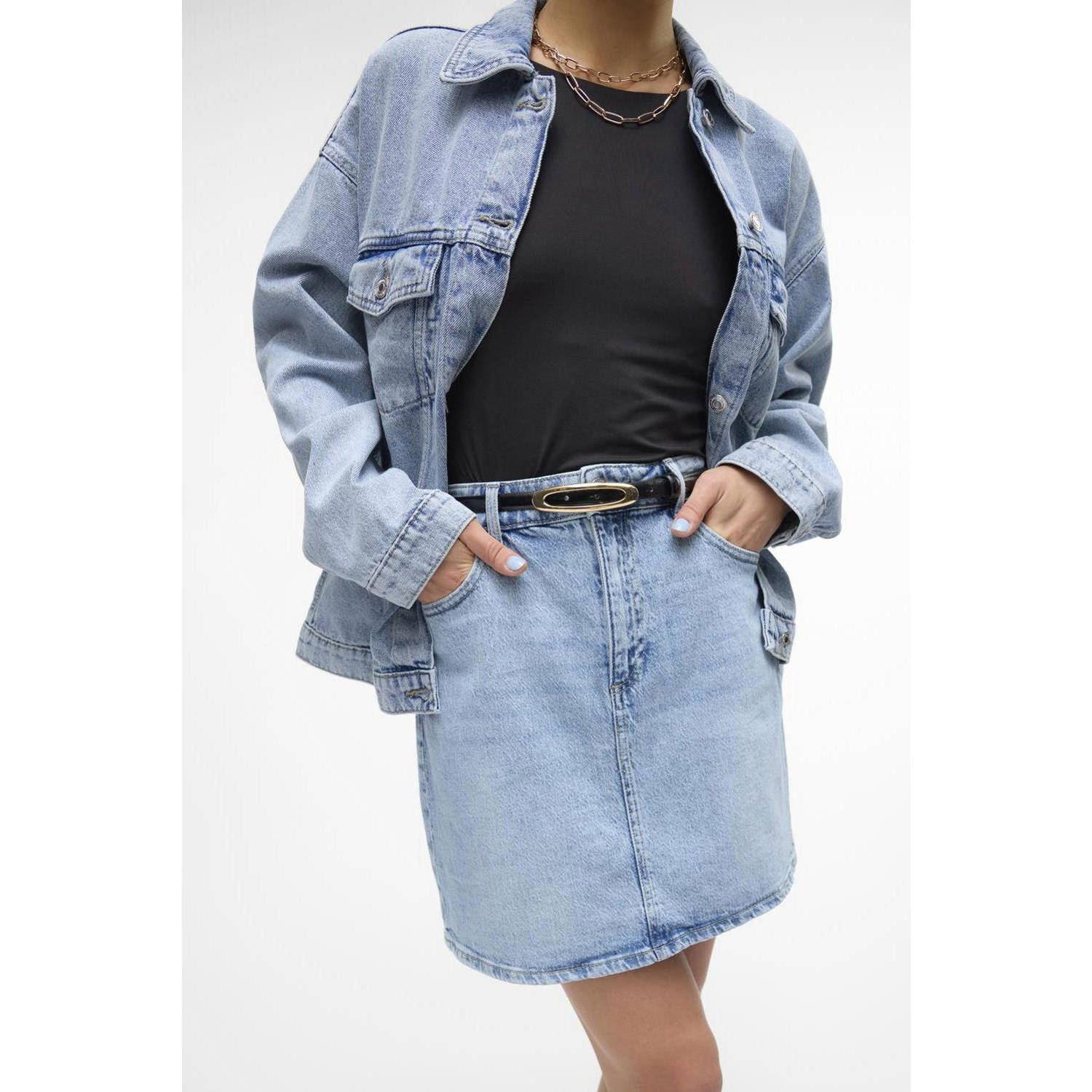 Vero Moda Regular fit jeansrok met 5-pocketmodel model 'TESSA'