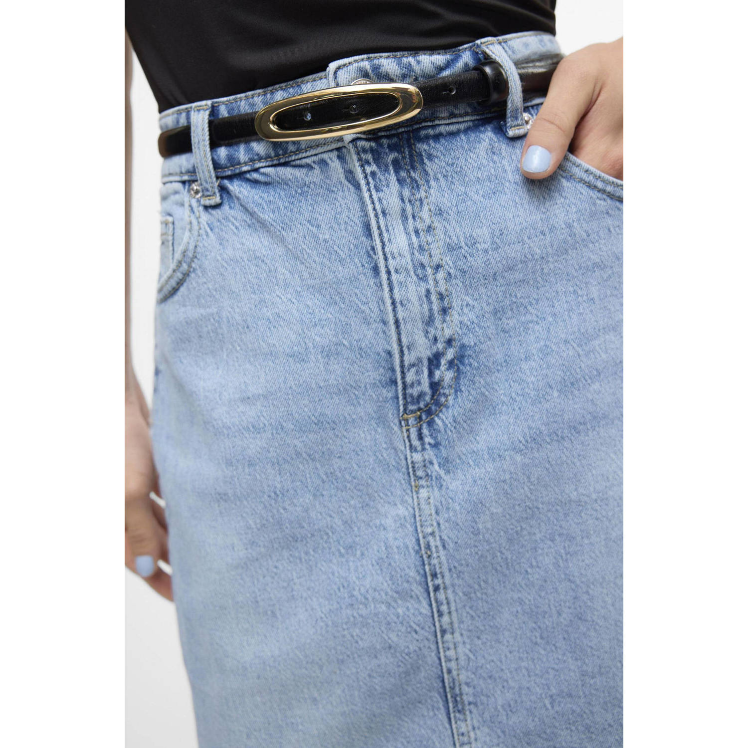 VERO MODA spijkerrok light blue denim