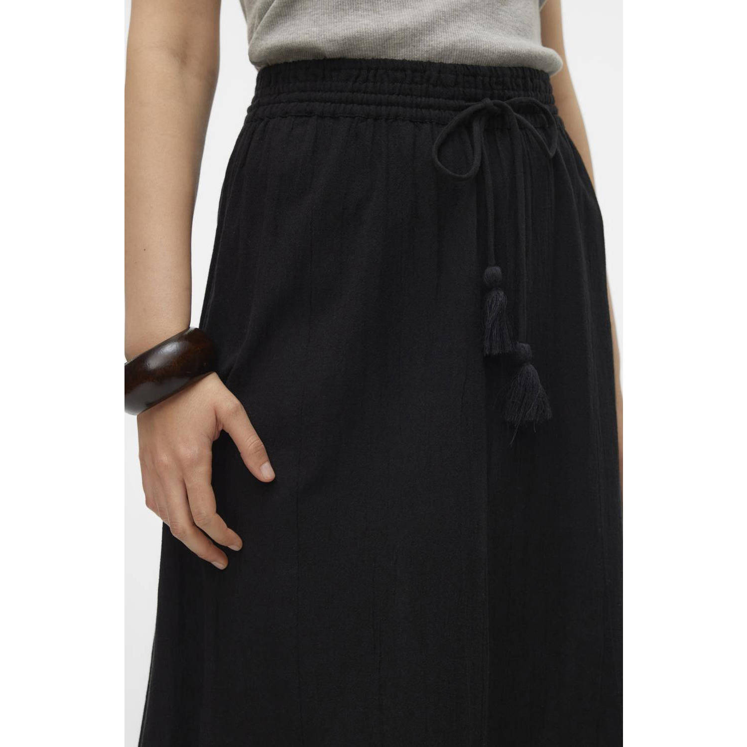 VERO MODA maxi rok VMPRETTY zwart