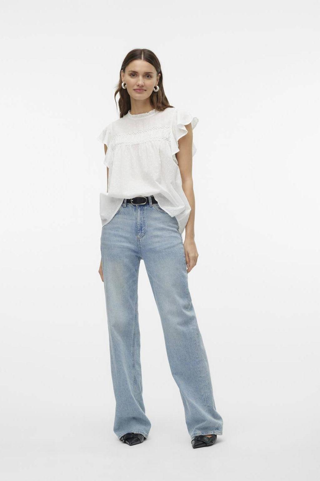 VERO MODA blousetop VMTRINE wit