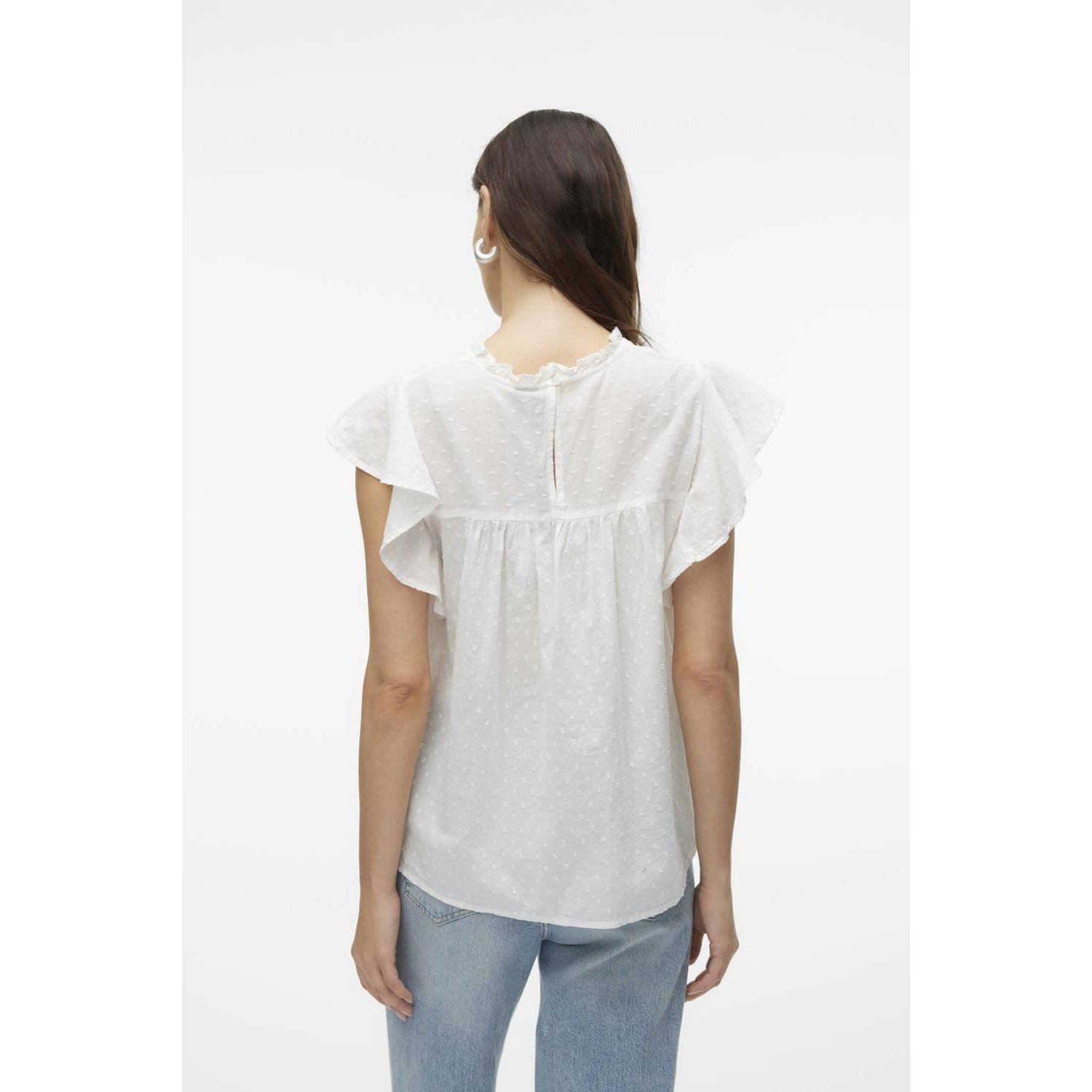 VERO MODA blousetop VMTRINE wit