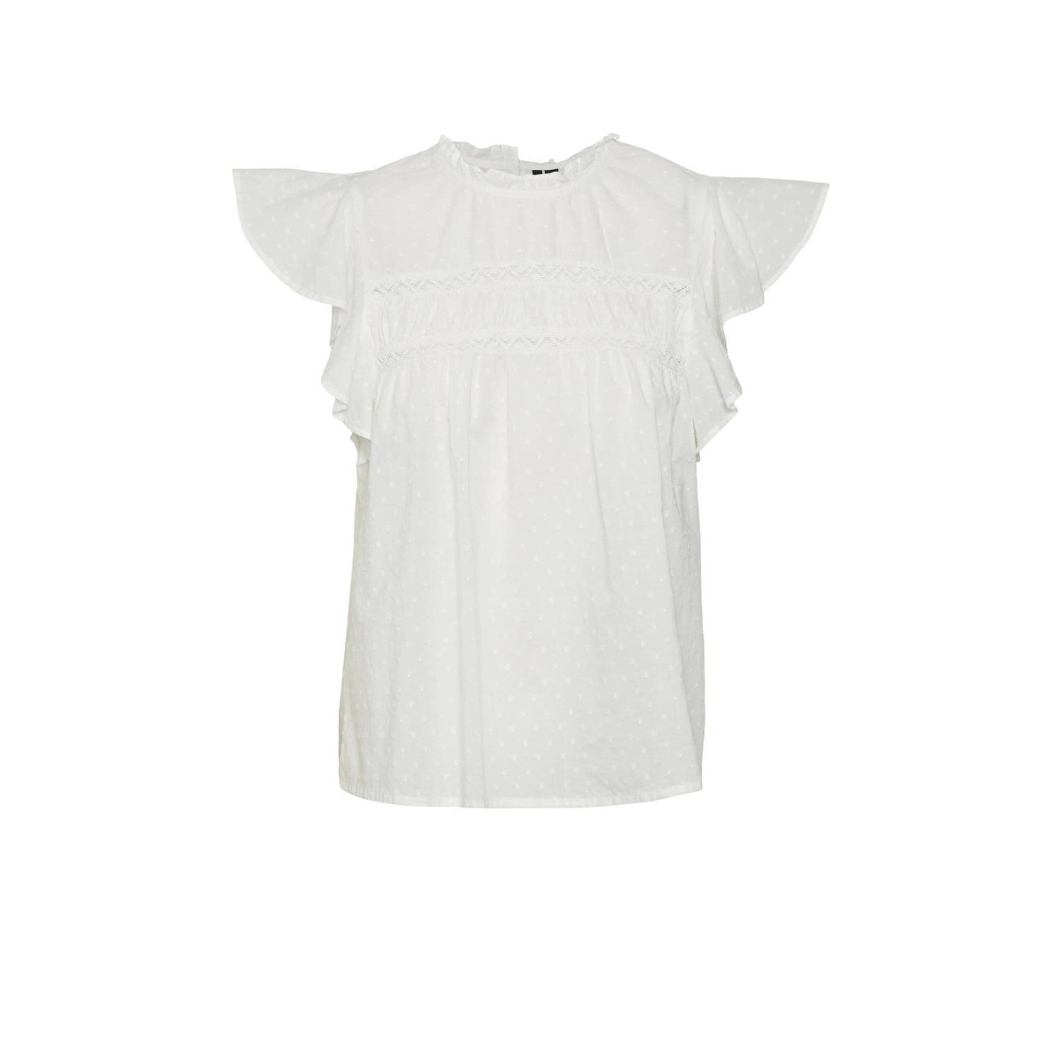 VERO MODA blousetop VMTRINE wit