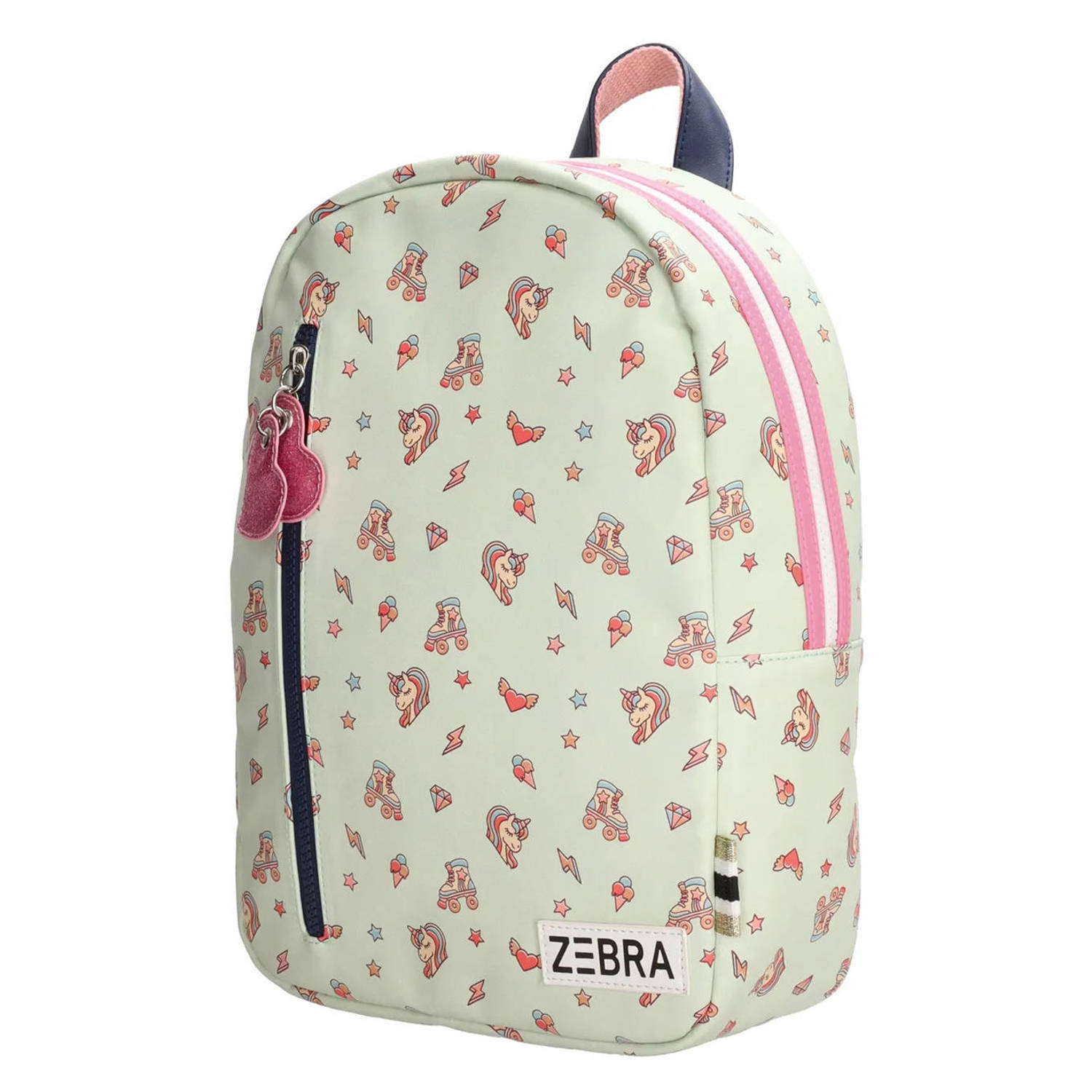 Zebra Trends rugzak Unicorn mintgroen