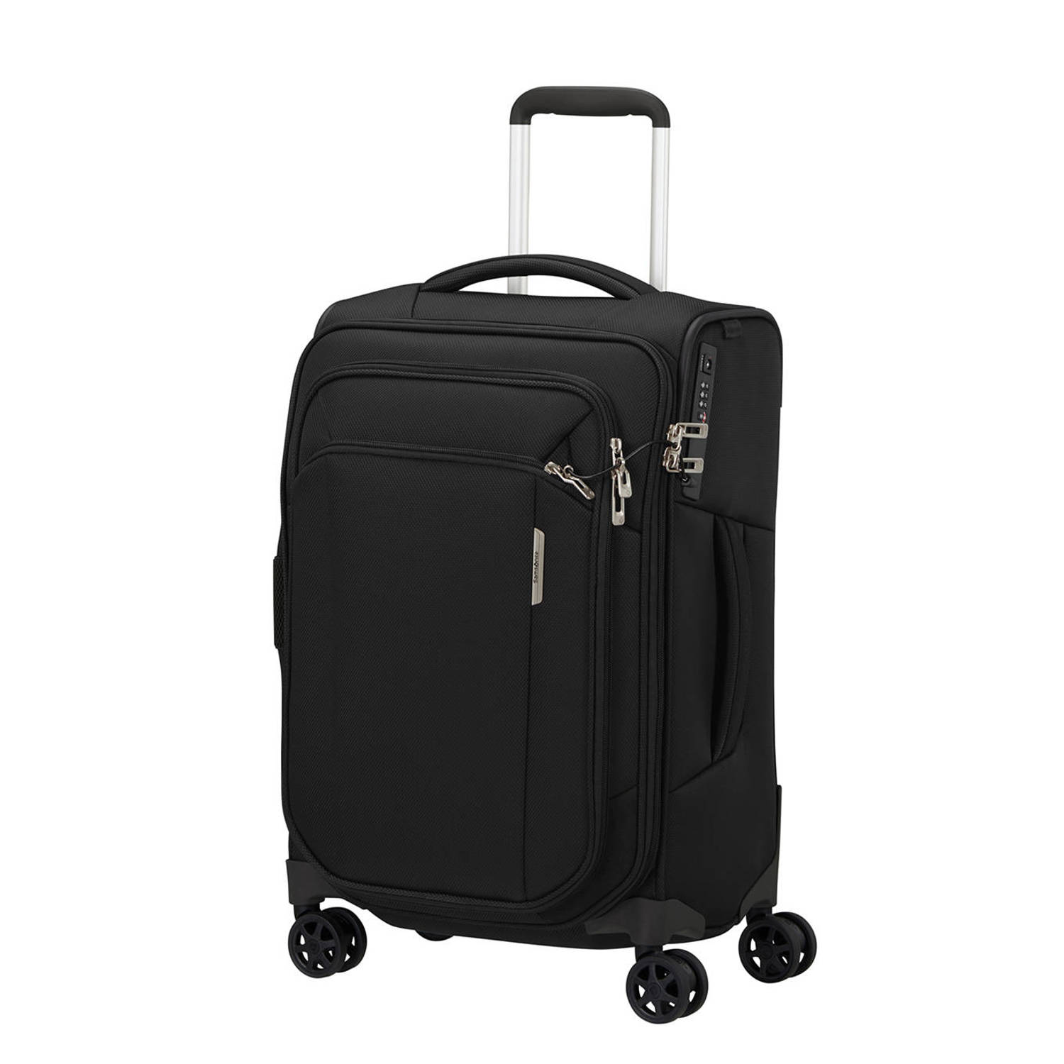 Samsonite trolley Respark 55 cm. Expandable zwart