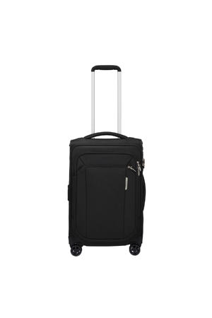 trolley Respark 55 cm. Expandable zwart