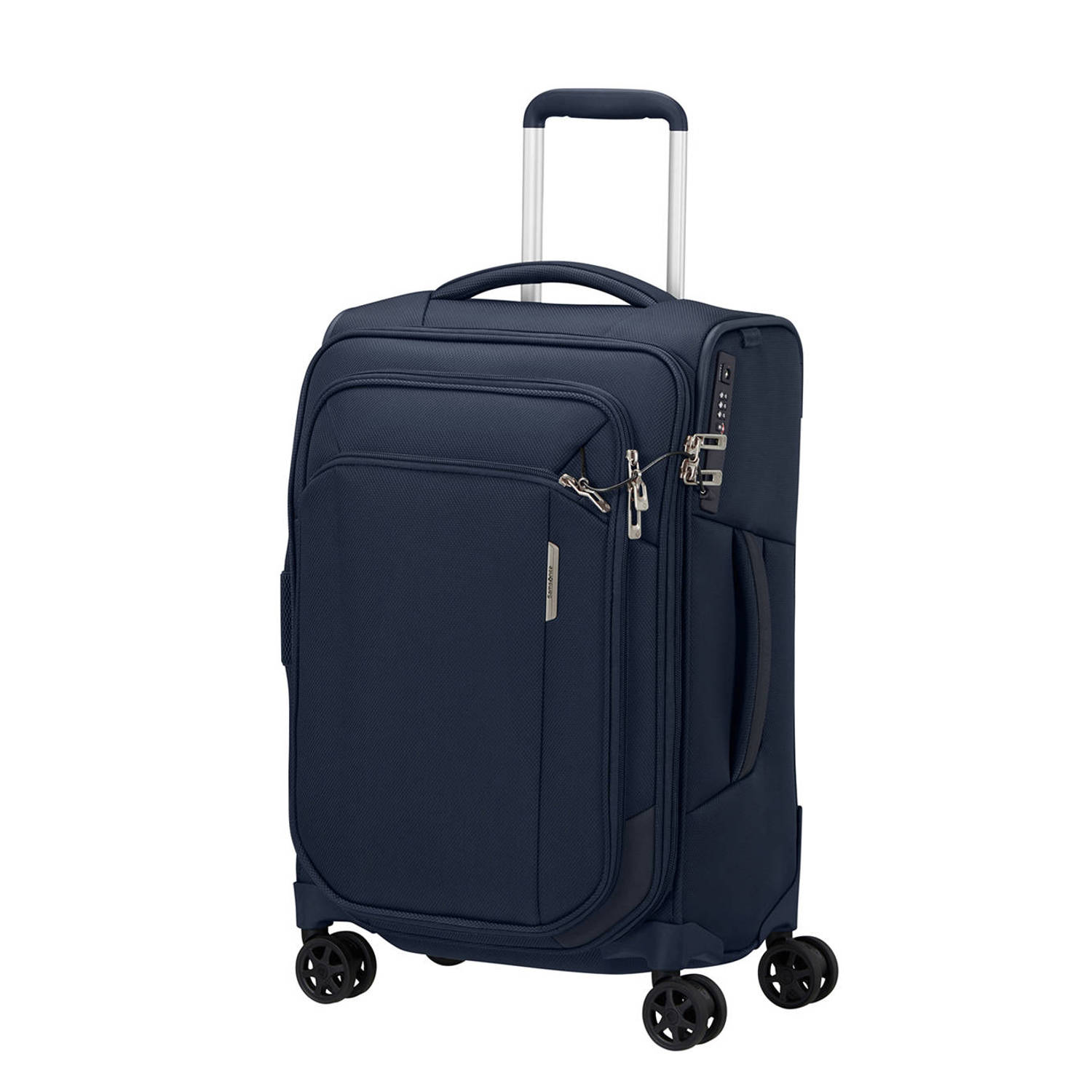 Samsonite trolley Respark 55 cm. Expandable donkerblauw