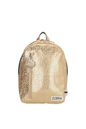 rugzak Leopard goudkleurig