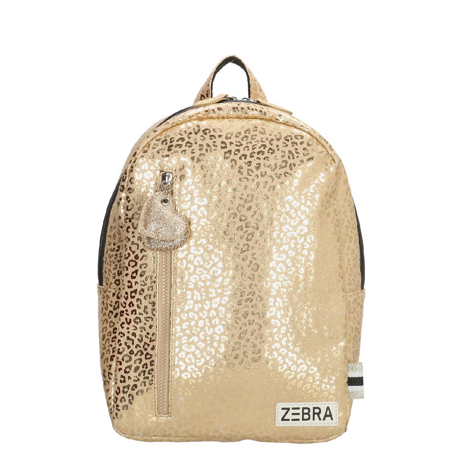 Zebra Trends rugzak Leopard goudkleurig