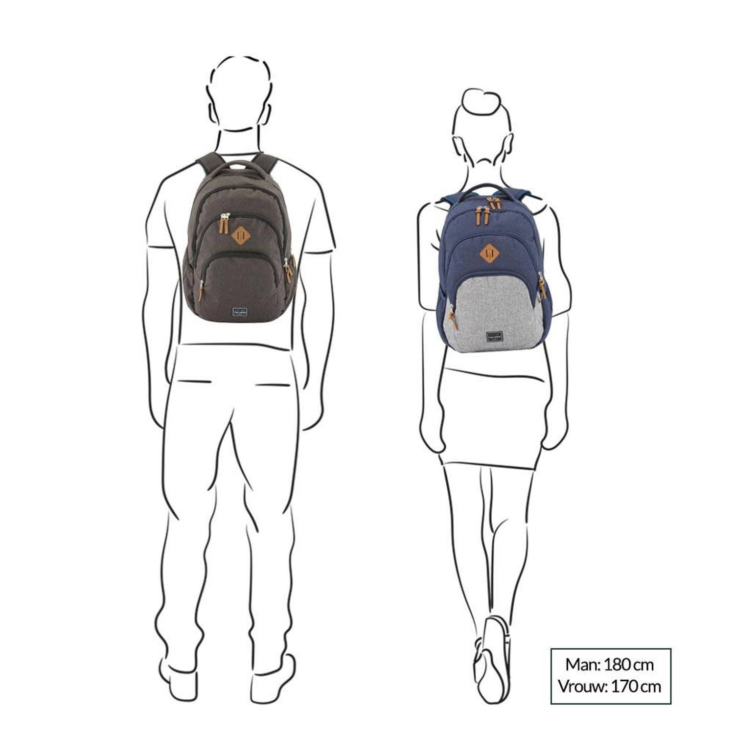 Travelite rugzak Basics bruin