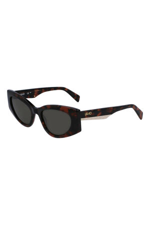 zonnebril LJ792S met tortoise print bruin
