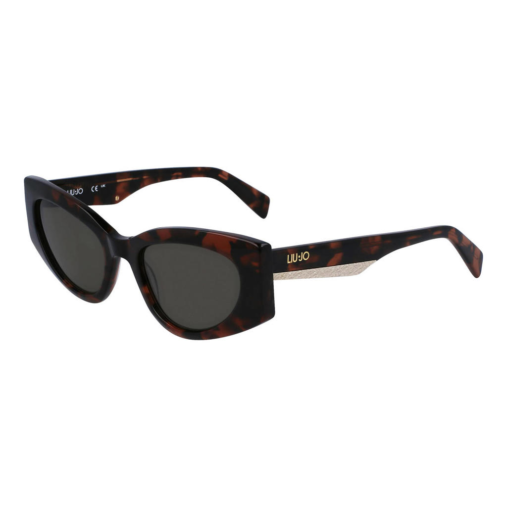 Liu Jo zonnebril LJ792S met tortoise print bruin