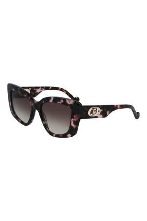 zonnebril LJ776S met tortoise print bruin
