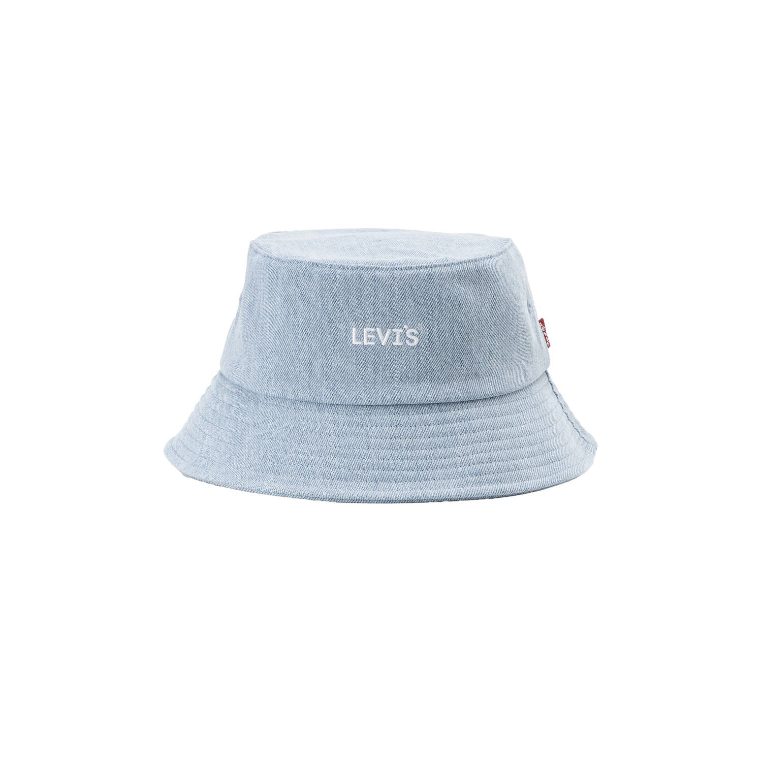 Levi's denim bucket hat lichtblauw