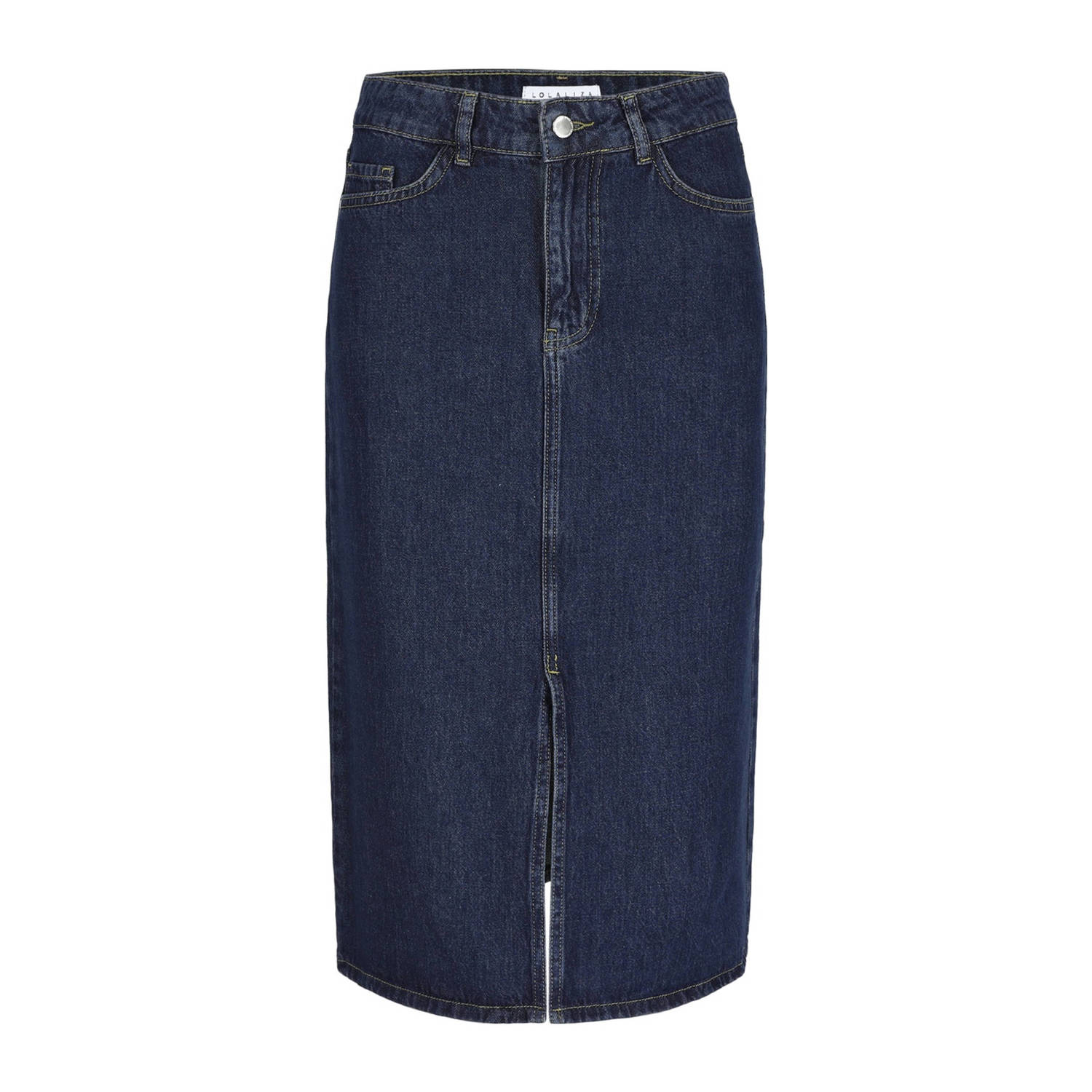 LOLALIZA spijkerrok dark blue denim