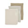Meyco pre-washed hydrofiel washandje - soft sand/greige/taupe (set van 3)