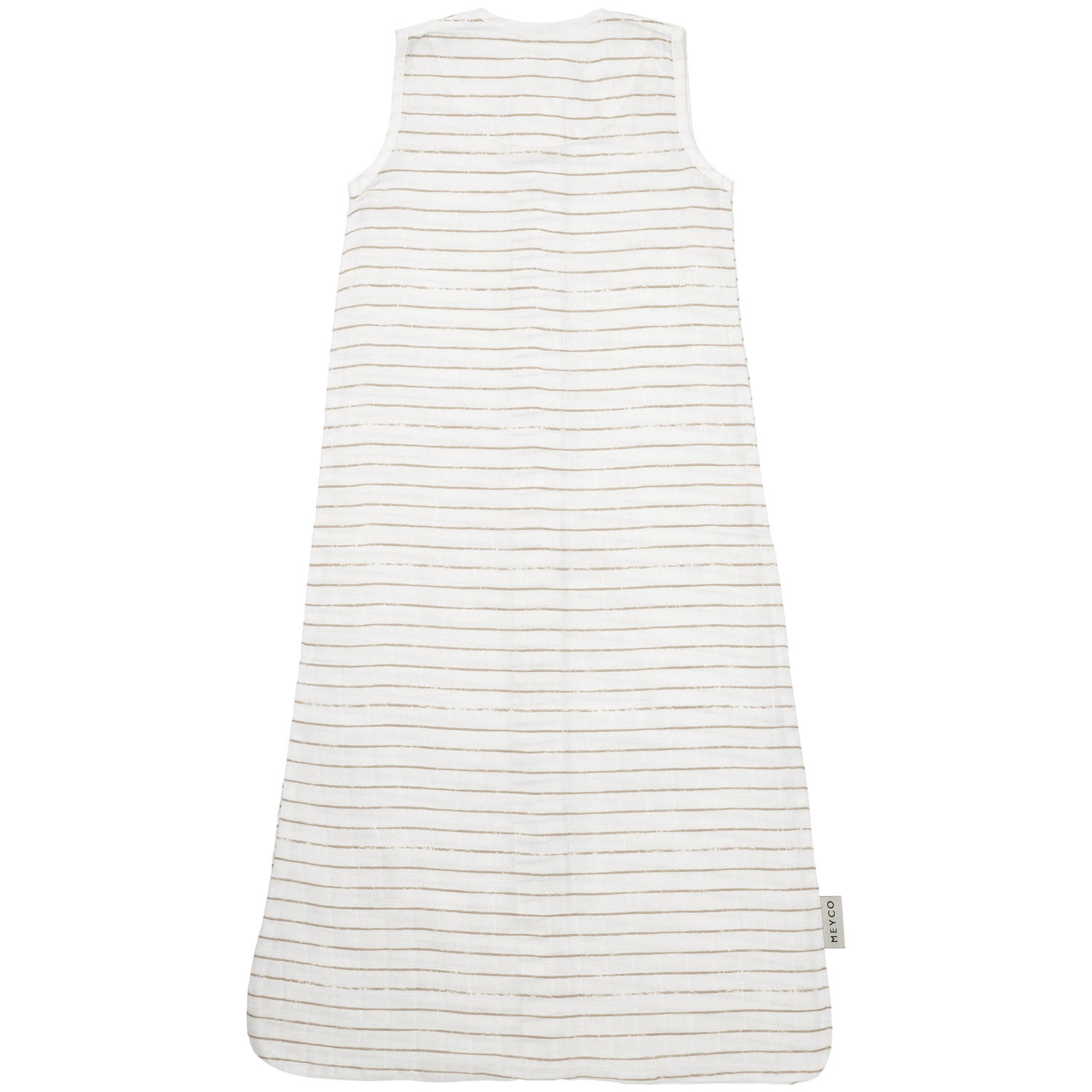 Meyco hydrofiele baby zomerslaapzak Stripe sand