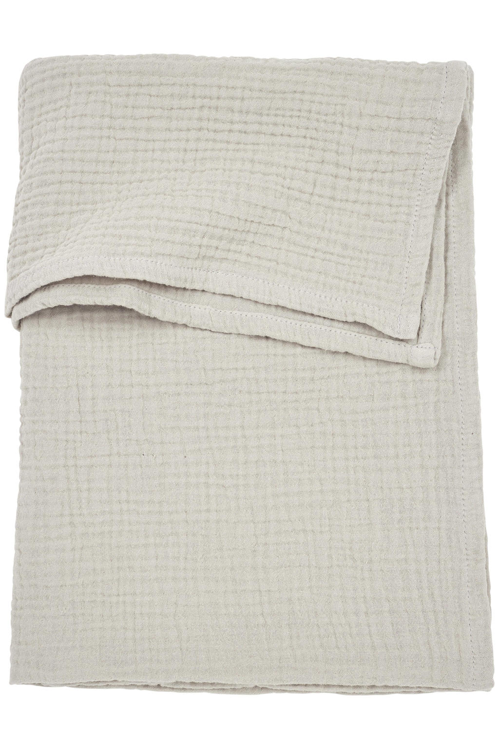 Meyco pre-washed hydrofiel ledikant laken greige